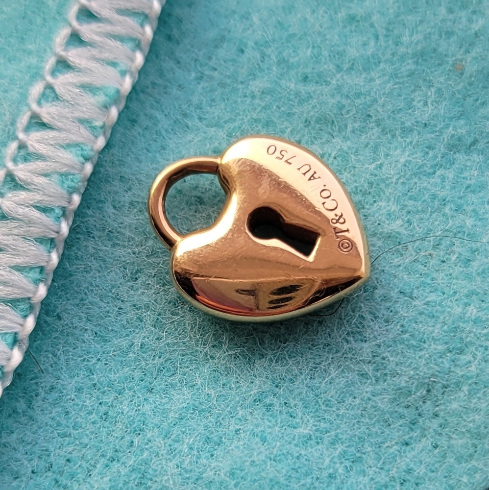 Tiffany & Co. Rose Gold Heart Lock Pendant